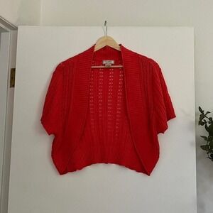 Vintage Boho Bolero Arizona Open Front Cardigan